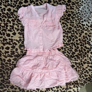 Boutique bought two piece pink set